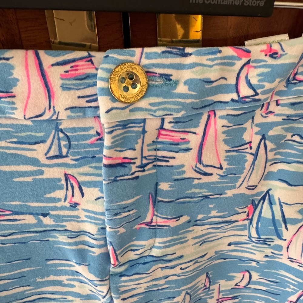 Lilly Pulitzer Colette Skort Zanzibar Blue Boatylicious Scalloped Skort - Picture 11 of 17